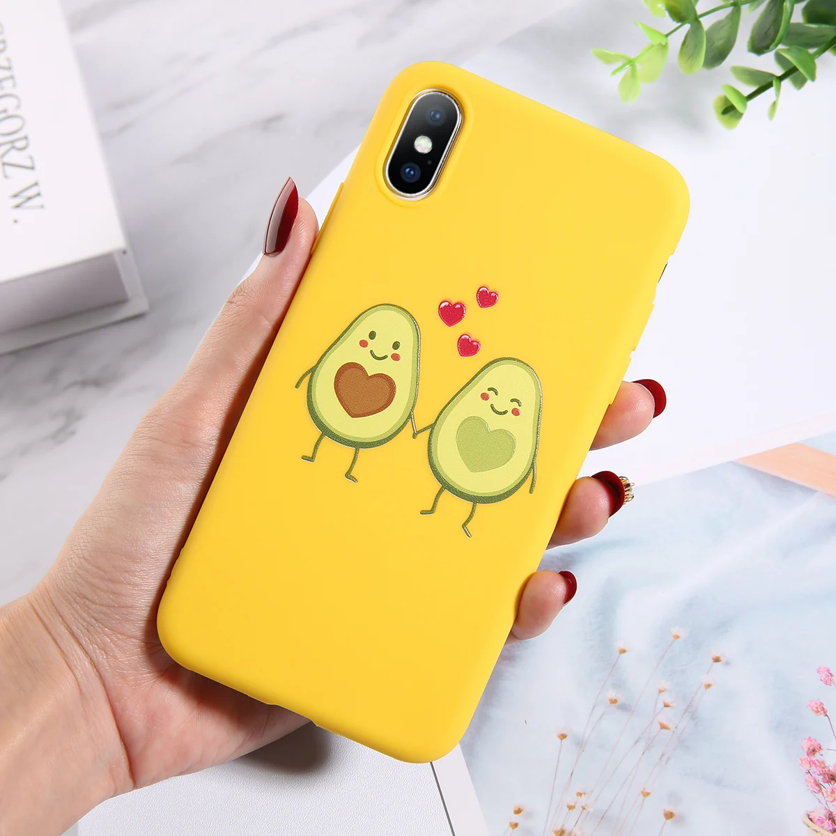 Забавный Милый мультяшный чехол для телефона с авокадо для iPhone 11 Pro Max 7 8 6 6s Plus TPU силиконовый чехол для iPhone X XR XS Max мягкий чехол s - Цвет: T5