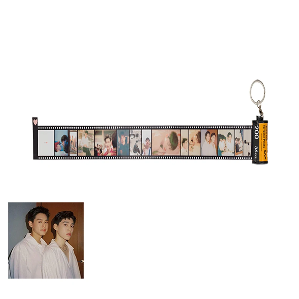 Пользовательские фото брелок памяти любовь DIY альбом с фотографиями пленка кулон