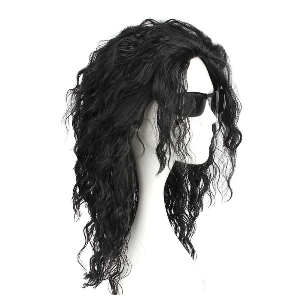 Role-Play-Michael-Jackson-Black-curly-wig-Michael-Jackson-black-wavy-hair-ponytail-cosplay-hair-free (2)