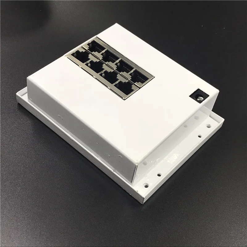 Поо PBC 8 порт Gigabit Ethernet коммутатор портов met pin way header 10/100/1000 m концентратор 8way