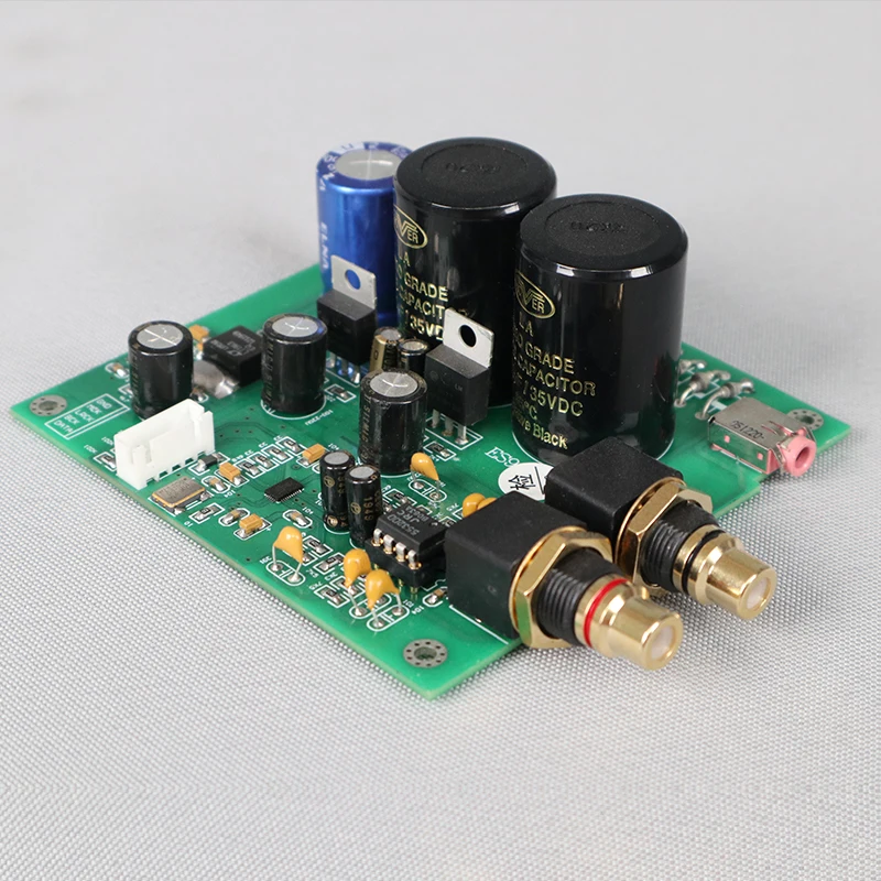 ES9038Q2M ES9038 I2S Входная Плата декодера/шлифовальная плата/DAC/RCA позолоченная клемма/AC