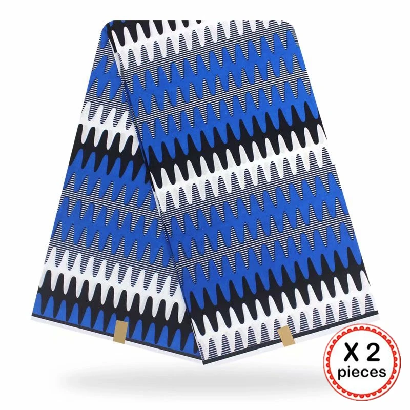 Африканская ткань с восковым принтом, хлопковая ткань для шитья, Анкара, африканская ткань, 12 ярдов, Нигерия, Гана, свадебная одежда, платье 91708