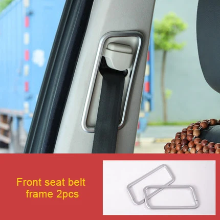 seat belt frame Для Land Rover Range Rover спорт Охрана труда 2010-2013 Хром Передняя рамка ремня безопасности 2 шт - Цвет: seat belt frame