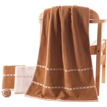 

Absorbent Bath Towel Adult Men and Women Cotton Towels Bathroom Serviette De Bain Coton Cotton Towels Bathroom Rectangle HH50YJ