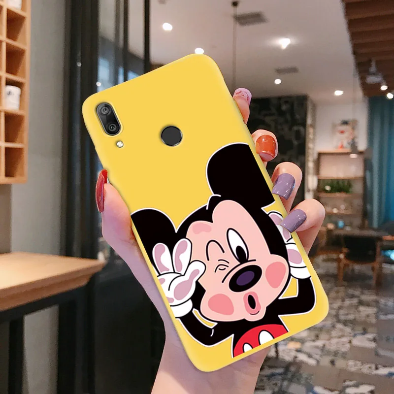 TPUYLW007 Для huawei P Smart чехол P Smart Z Plus с Микки Маусом многоцветный прелестный, в мультяшном стиле, из термопластичного полиуретана для huawei P30 P30 Lite P30 Pro Чехол - Цвет: TPUYLW007