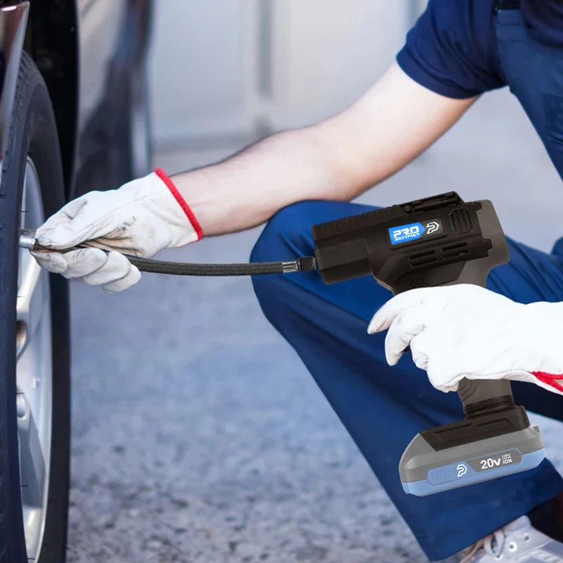 20V Air Inflator Portable Car Air Compressor Pump Handled Digital Rechargable Compressor air inflator