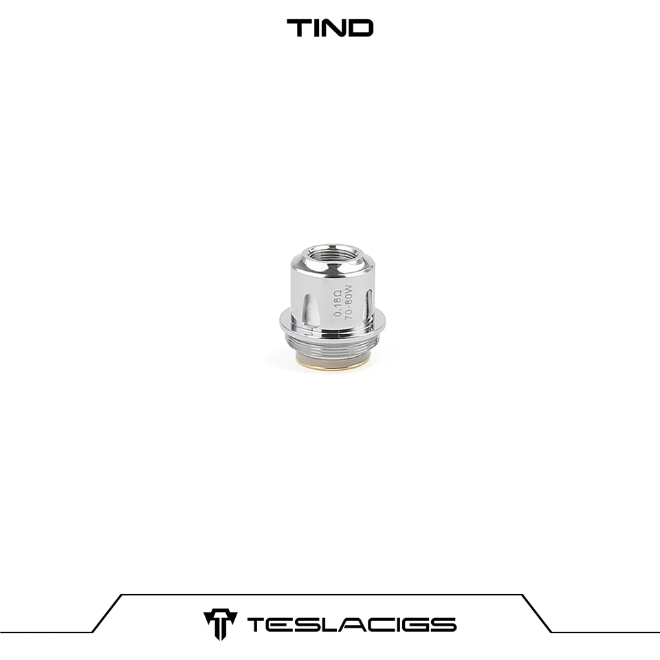 4pcsPack Original TESLA Tind coil 0.18Ohm for TESLA Tind tank & P226 220W Vape Box Mod kit Electronic Cigarette Accessories (6)