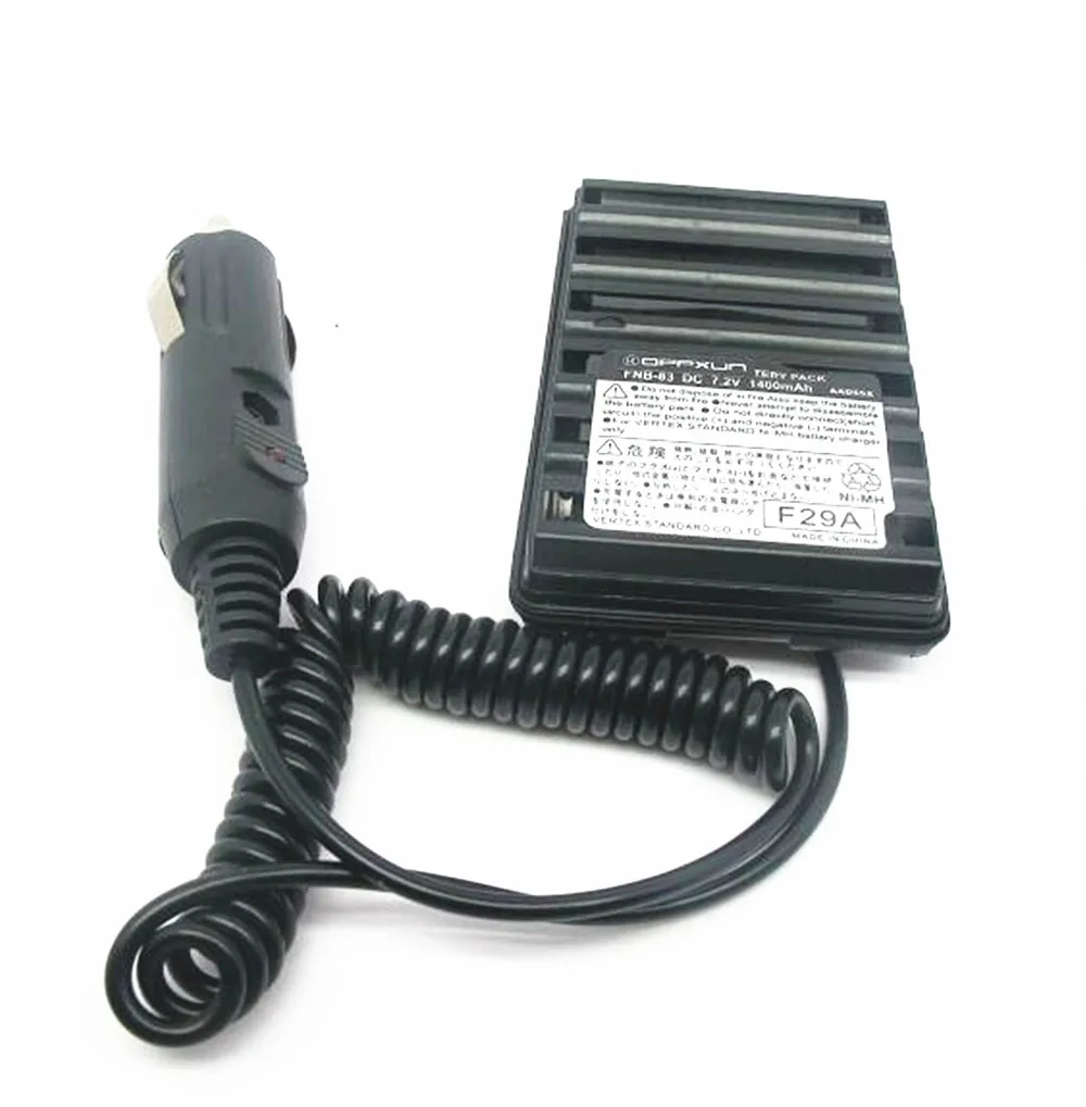 12V автомобильное зарядное устройство для YAESU VX-110 VX-120 VX-127 VX-130 VX-132 VX-146 VX-150 VX-160 VX-168 VX-170 VX-177 VX-180 VX-180E радио