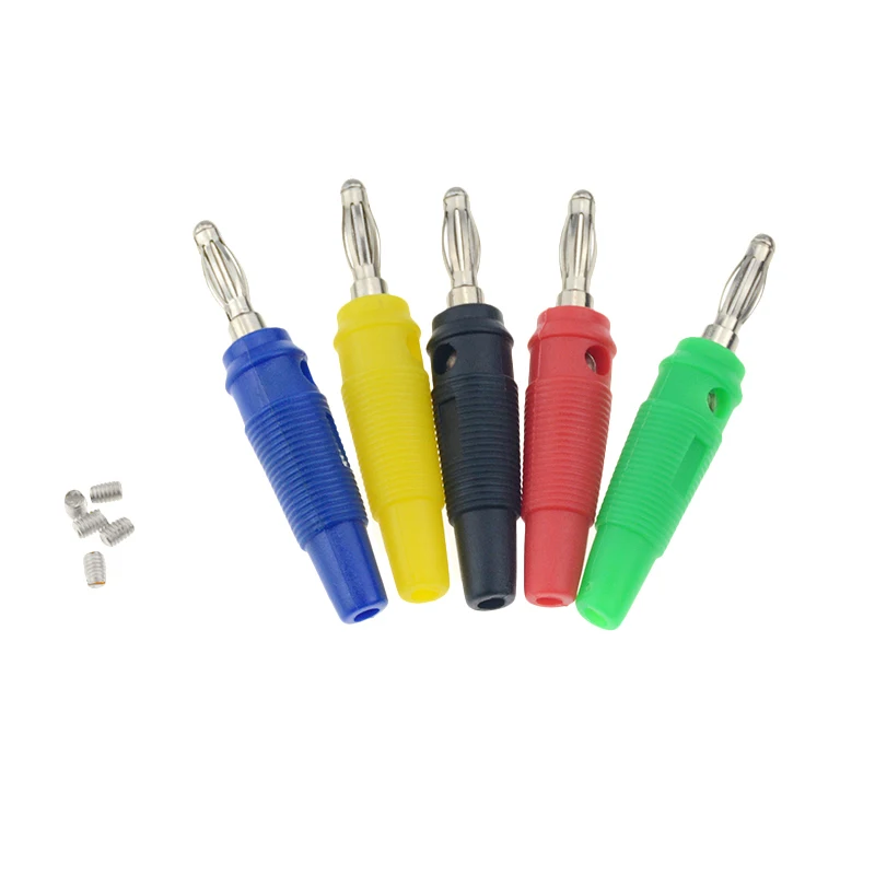 

1PCS 4mm Plugs pure copper Gold Plated Musical Speaker Cable Wire Pin Banana Plug Connectors