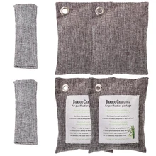 6 шт./компл. мешки для очистки воздуха бамбуковый уголь натуральный освежитель воздуха очиститель запахов пресс-форм амортизатора