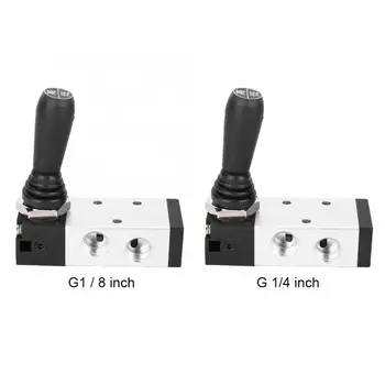 

Shut-off Valve Two-Position Five-way Lever Valve Aluminum Alloy Mechanical Valve 4H210-06G /4H210-08G Actuator Ball Valve