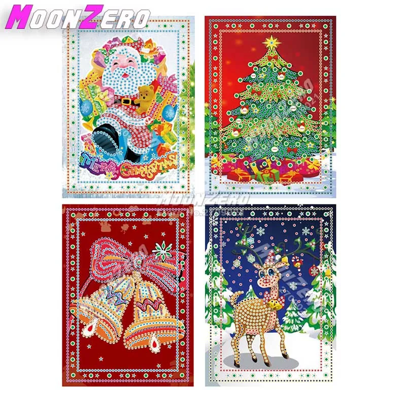 

Christmas Wishes Greeting Card Packaging Gift Diamond Painting Semi-finished Christmas Gifts Handmade Festival Gift