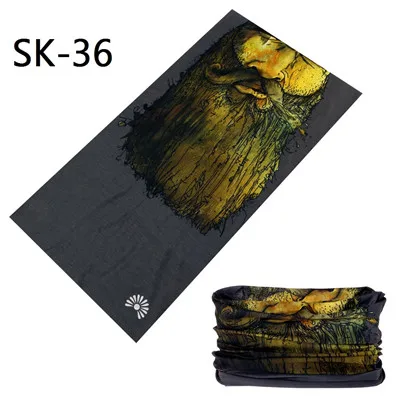 Skull Series Bandanas Sport Bicycle Motorcycle Variety Turban Magic Headband Veil Multi Head Scarf Scarves Face Mask Wrap mens navy scarf