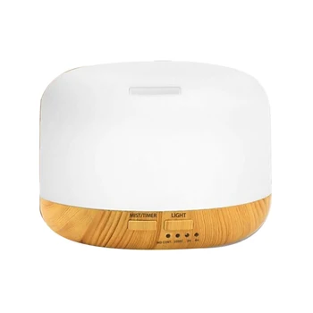 

Remote Control 300Ml Aroma Diffuser Ultrasonic with Changing Colored Led Lights Cool Spray Mist Essential Oil Humidifier EU Plug