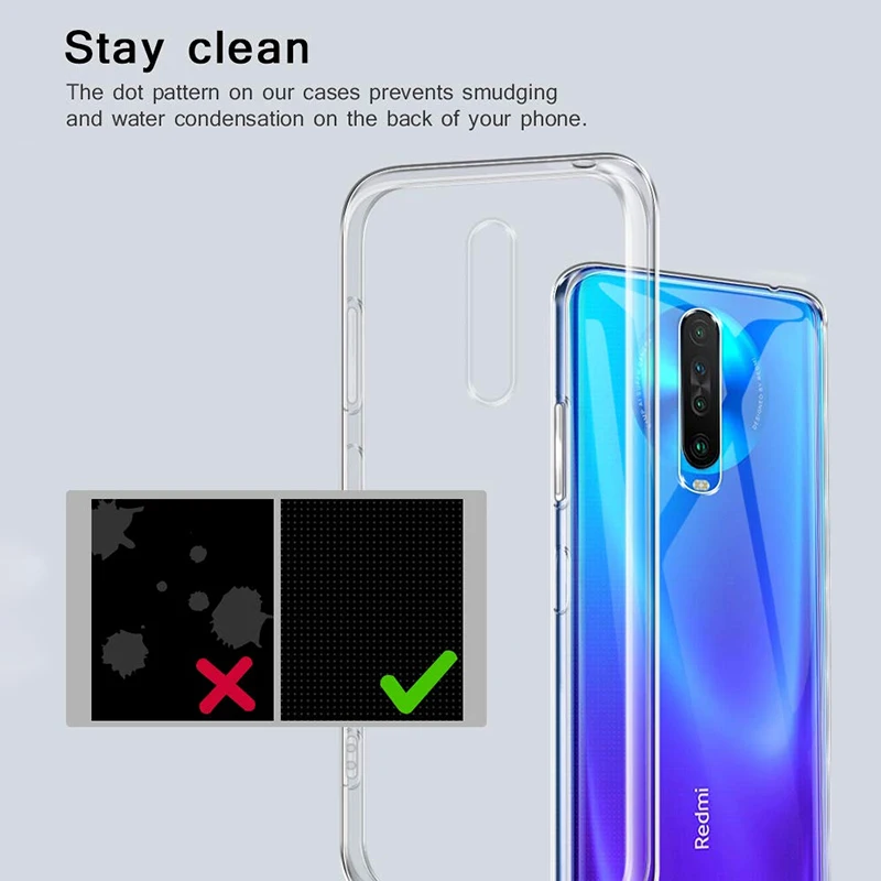 Funda Mobile Phone Case for Xiaomi Poco X3 NFC F2 Pro Transparent Back  Covers PocoX3 X3NFC F2Pro Soft Clear Silicone TPU Housing - AliExpress