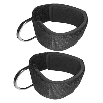 

2 Pack Soft Ankle Straps Leg Gym Cable Fastening Pulley Machine D Ring Cuff Wrap