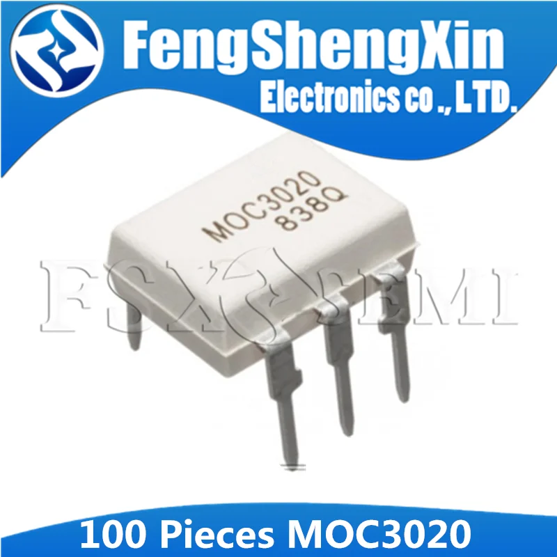 

100 шт./лот MOC3020 DIP-6 оптопары MOC3020M DIP