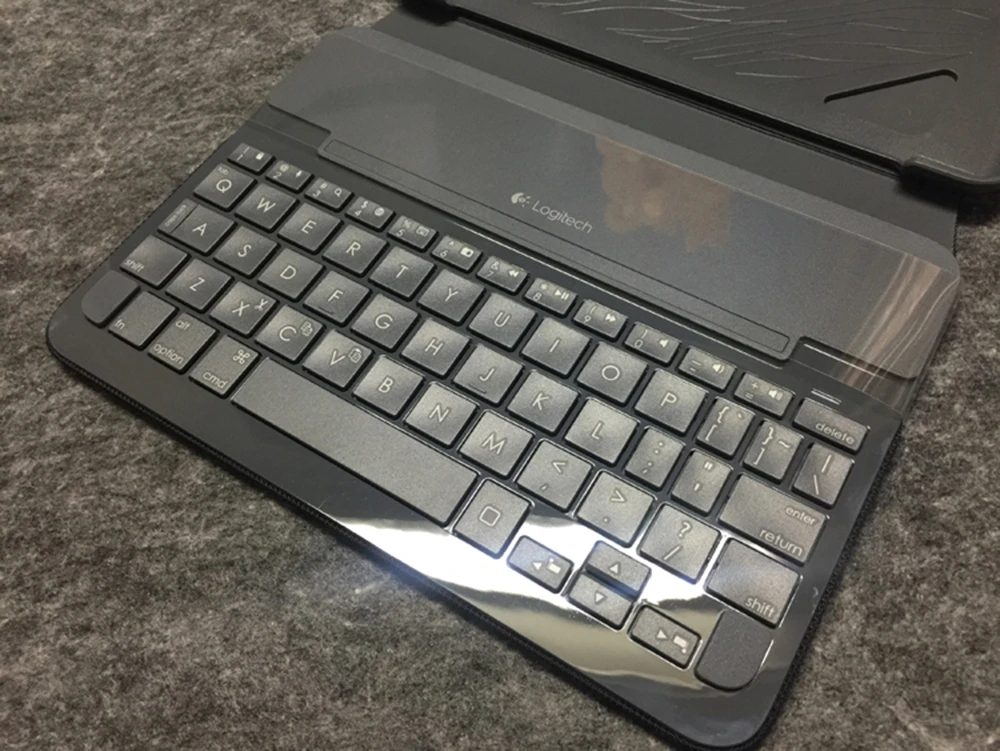 Logitech холст клавиатура чехол для iPad mini 1/2/3 Фирменная новинка logitech iK0771 черный и красный цвета