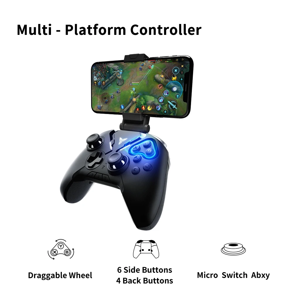 Flydigi Apexシリーズ2 Bluetooth Pubg携帯mobaワイヤレスゲームコントローラ 電話ホルダー をpcのためのandroidタブレット Gamepads Aliexpress