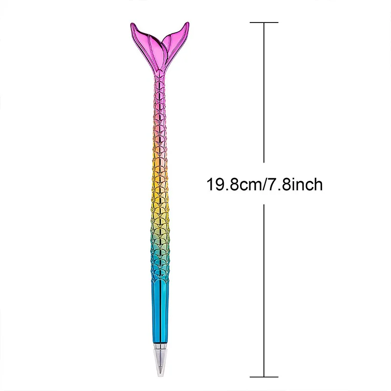 

Mermaid Pen Gift Fish Pen Set Ballpoint Pens Blue Ink Case Gifts Pen for Child, Women, Coworkers, Hostess and Girlfriend, Party