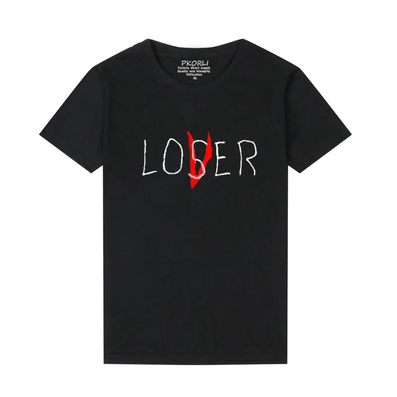 Best Selling Loser Lover It Inspired Tshirt summer Movie It Losers Club T-shirt T shirts brand clothes fitness cotton Tshirt Top