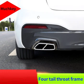 

Molding Trim Throat Frame For Bmw New 2018-2019 2pcs Chrome 5 Series Your Tail