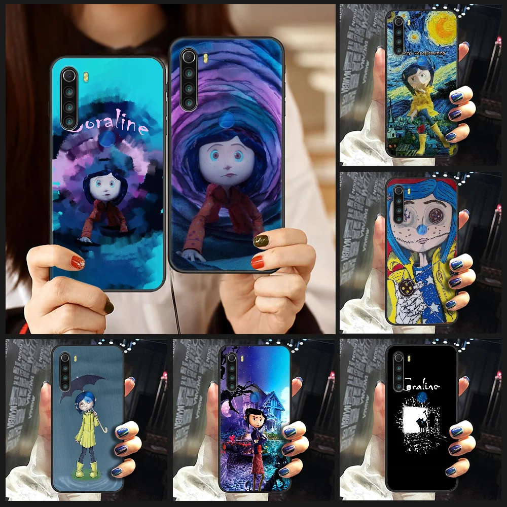 

Coraline and the magic door Phone Case Cover Hull For XIAOMI Redmi 7a 8a S2 K20 NOTE 5 5a 6 7 8 8t 9 9s pro max coque