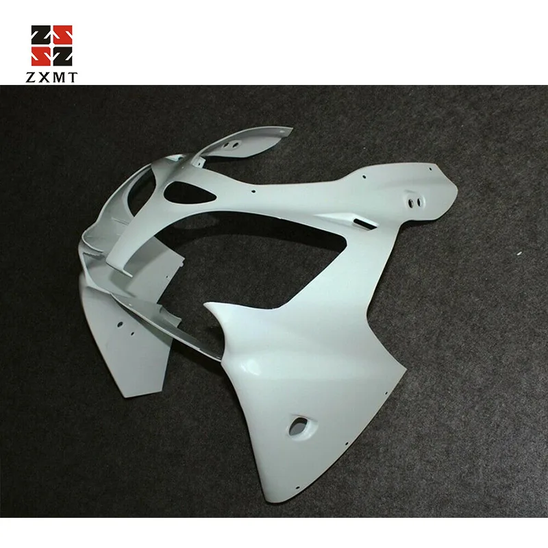 ZXMT Неокрашенный АБС обтекатель комплект для Kawasaki Ninja ZX-6R 2000-2002/ZZR600 2005-2008 УФ свет закрепитель для гель-лака