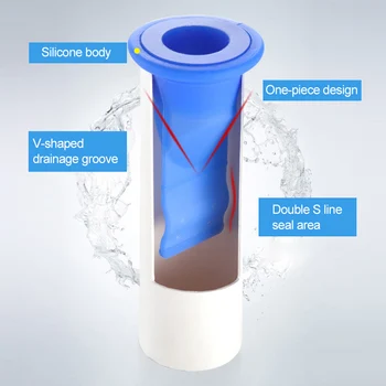 

Kitchen Bathroom Water Drain Filter Sink Drain Deodorant Filter Anti-odor Pest Home Pipe Sewer Drainer Cover Plug