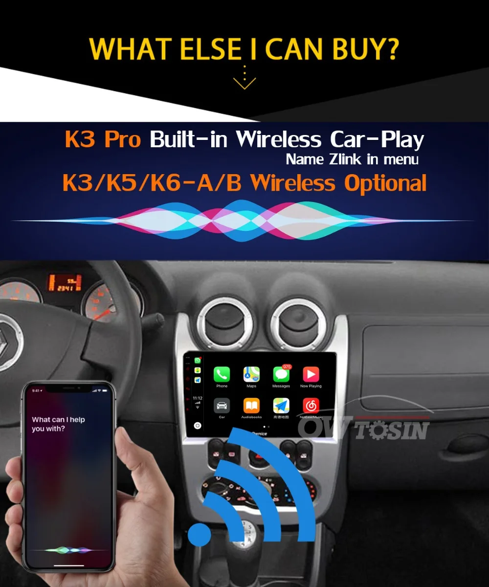 360 ° панорамный 4G+ WiFi Android 9,0 4G+ 64G SPDIF DSP CarPlay автомобильный головное устройство плеер для Renault Logan, duster 2010- gps радио