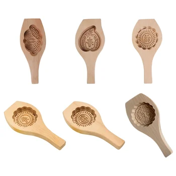 

Cartoon Creative Bake Molding Handmade Moon Cake Mould DIY Pastry Baking Mold Wooden Pumpkin Pie Biscuit Chocolate Mold