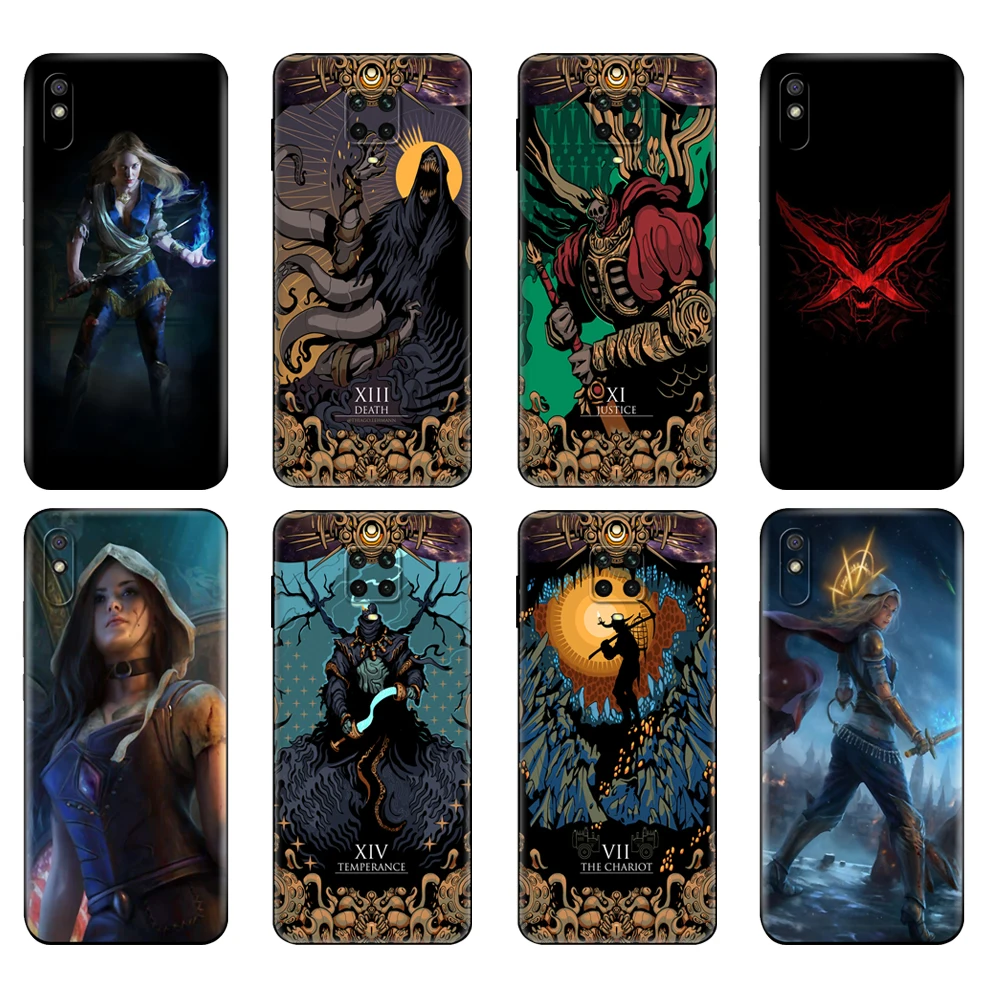Custodia In Tpu Nera Per Xiaomi Redmi 7A 8 8A 9 9A 9C Custodia Redmi Note 8T 8 Pro T Note 9 9S 9 Pro Custodia Path Of Exile