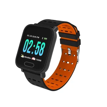 

Large Color Screen Heart Rate Blood Pressure Health Monitoring Smart Reminder Step Count Sports Bracelet