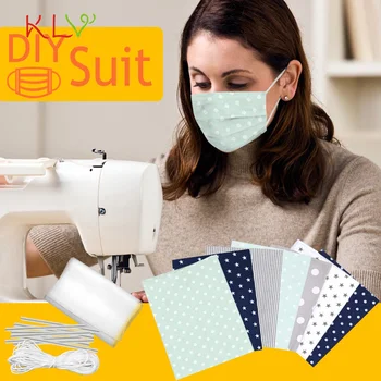 

DIY Material For Face Mask Sewing Clothes Non-Woven Fabric Elastic Bands Nose Bridge Mouth Masks Accessories Self Crafts Rope