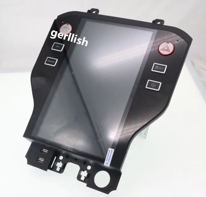 Tesla style 11,8 дюймов android вертикальный автомобильный dvd-плеер с экраном с gps навигацией для Ford Mustang PLus 2013