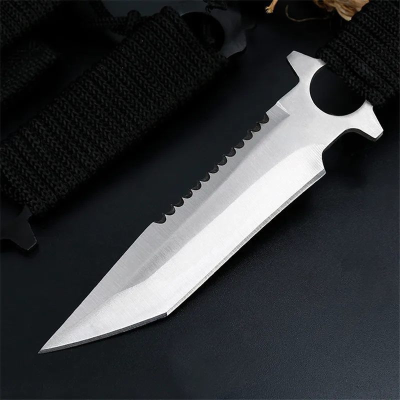 Нейлоновая оболочка Американский охотничий нож фиксированный bladeTactical нож охотничий из нержавеющей стали для дайвинга на открытом воздухе для выживания кемпинга карманные ножи