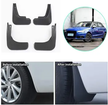 

Car Mud Flaps Mudguards for AUDI A1 Hatchback 2016-2019 Front Rear Splash Guards Car Fender Styling & Body Fittings Black 4Pcs