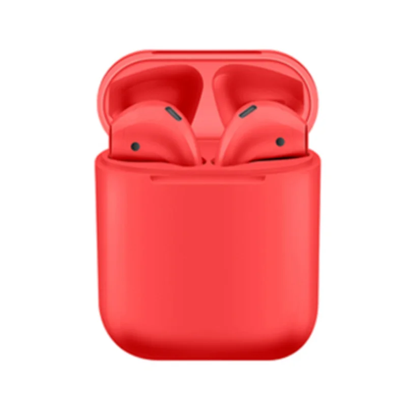 Auriculares i12 TWS auriculares Bluetooth 5,0 мини auriculares с управлением для телефона intelige - Цвет: I12-red-no-box