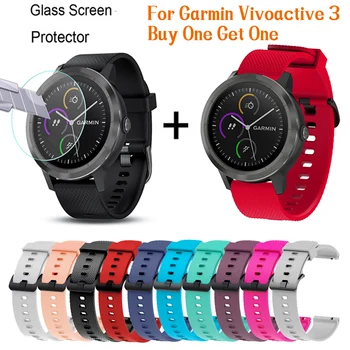 

Colorful 20mm Watchbands For Garmin Vivoactive 3 Silicone Wristband Bracelet For Vivomove HR Replacement Strap For Vivoactive 3