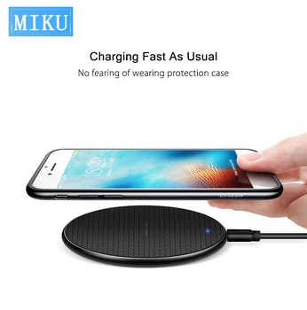 

Qi Wireless Charger for iPhone 11 Fast Charging 10W Portable Universal Wireless Charging Pad for Blackview BV9800 Pro BV9900