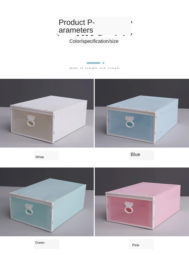 transparent drawer shoes box on Foldable Clear Shoes Storage Box Thickened Flip Shoes Transparent Drawer Showcase Plastic Stackable Shoe Organizer Holder Special Discount 83b18 Cicig
