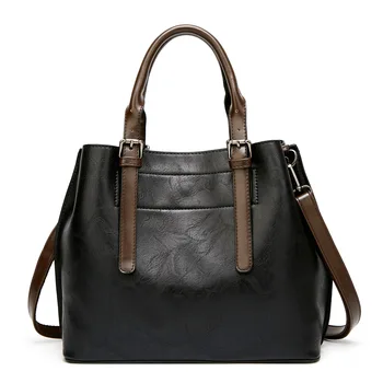 

Fashion Women Handbags PU Leather Solid Color Totes Bag Top-handle Crossbody Bag Female Shoulder Bags Lady Simple Style Hand Bag