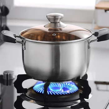 

Stainless Steel Pot Double Bottom Soup Pot Nonnetic Cooking Multi-Purpose Cookware Non-Stick Pan General Use