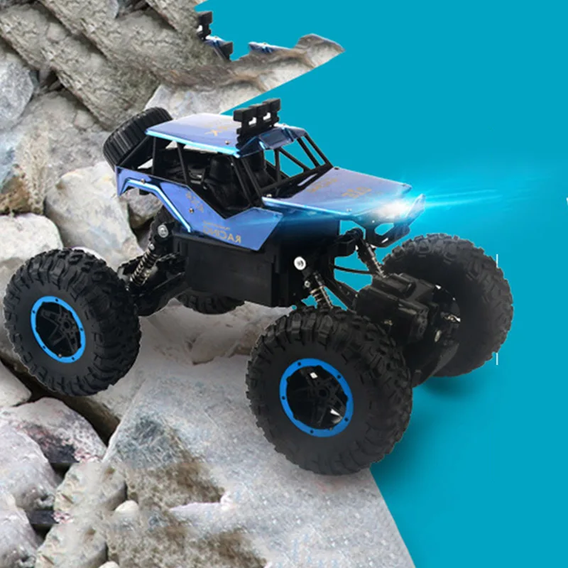 2,4 г 4WD сплав 1:14 Багги зарядка Радиоуправляемый пульт дистанционного альпинизма автомобиль металлический внедорожный автомобиль мальчик пульт дистанционного управления модель игрушки
