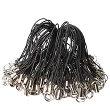 Besegad 100 шт DIY Ювелирные изделия шнурок для сотового телефона шнур ремешок с кольцом очаровательный Кристал значок-подвеска украшения аксессуары в категории «шнурки»