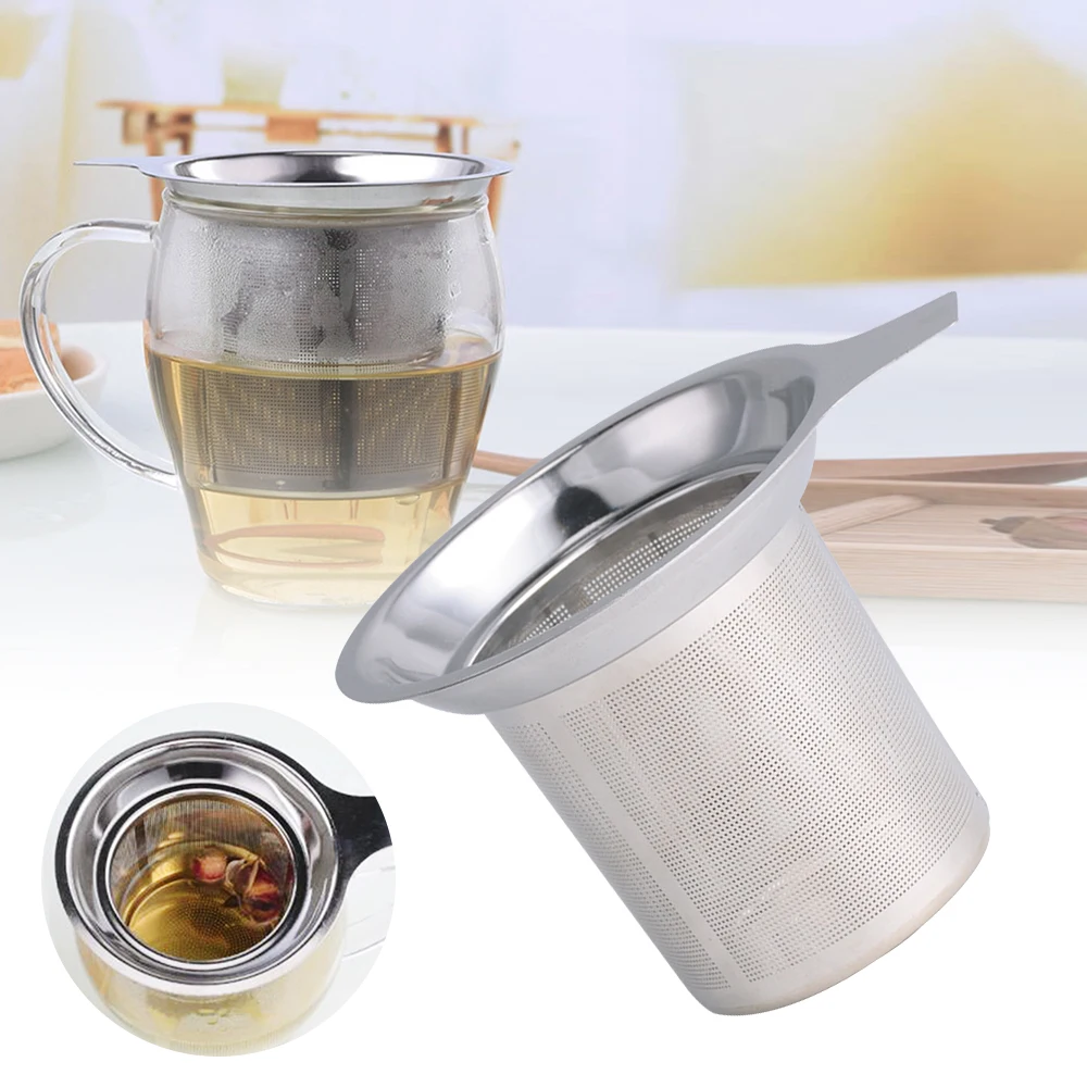 

Tea Mesh Infuser Filter Keeps Warm Mug Strainer Stainless Steel Strainers Kitchen Accessory Teapot Teapot Accessories