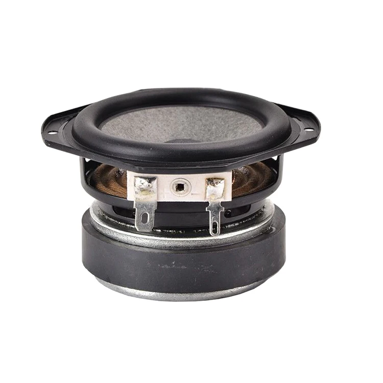 Tenghong 1pcs 2.75 Inch Portable Audio Speaker 8Ohm 10W Midrange Treble Speaker Rubber Edge Bluetooth Full Range Loudspeaker