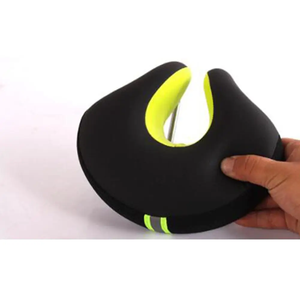 Wide Bicycle Seat Without Nose Mountain Bike Saddle Comfortable Bicycle Seat Cushion High Strength Breathable for Men Saddle