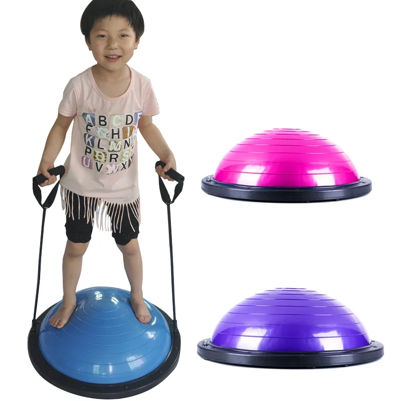 

Hot Sales Environmentally Friendly PVC Thick Explosion-Proof Wave Velocity Ball Semicircle Yoga Ball bosbu Balance Ball Fitness