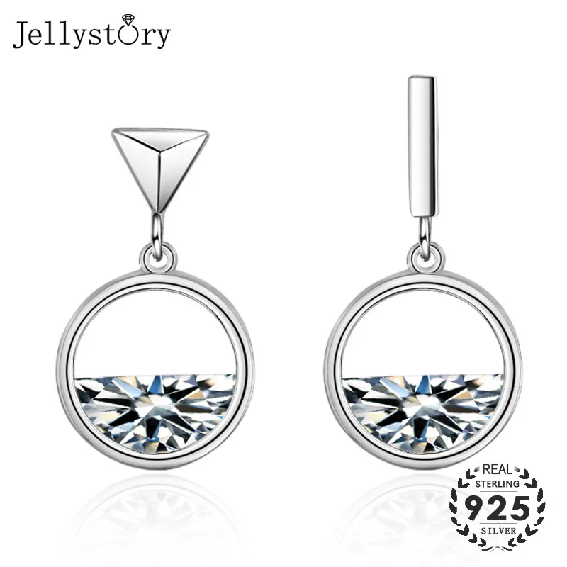 Модные серьги-подвески Jellystory из серебра 925 пробы ювелирные изделия для женщин с